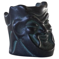 Carlo Alberto Rossi 'Bucchero' Ceramic Pencil Holder