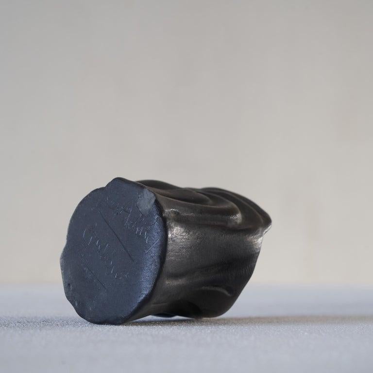Portamatite in ceramica Carlo Alberto Rossi 'Bucchero' Testa di donna In condizioni buone in vendita a Meer, VAN
