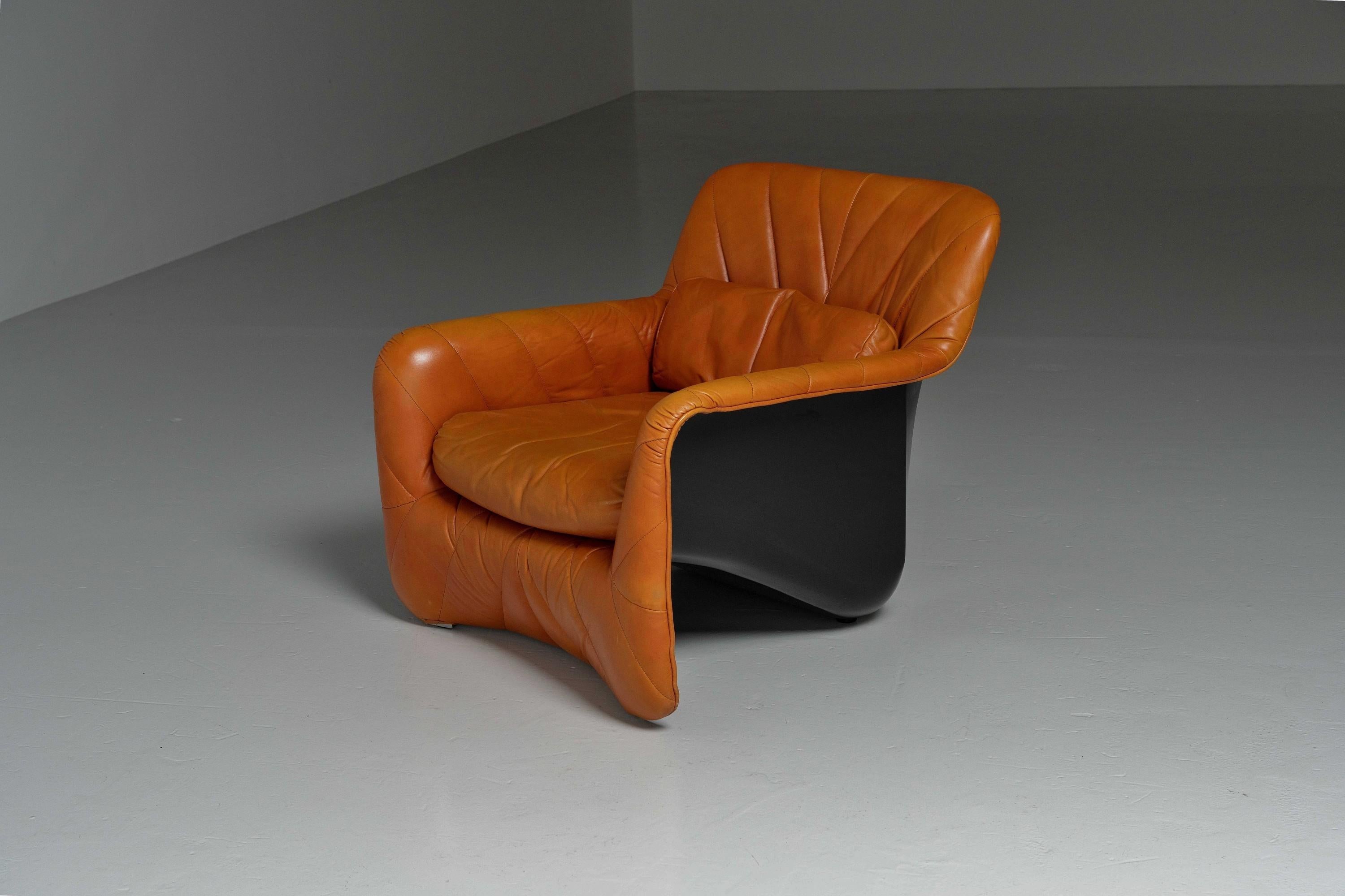 Carlo Bartoli Bicia Lounge Chair Arflex, Italy, 1969 For Sale 4