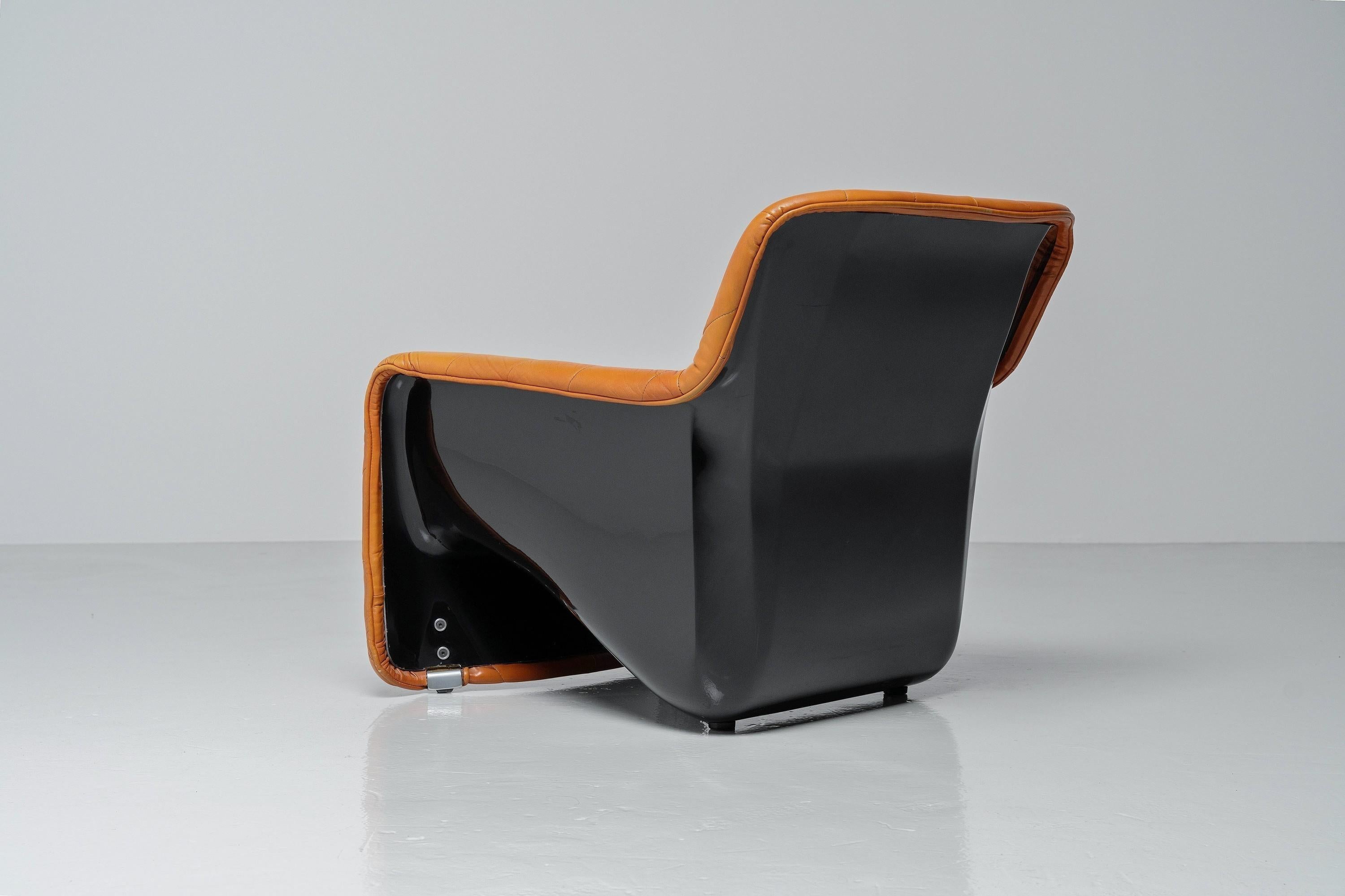 Carlo Bartoli Bicia Lounge Chair Arflex, Italy, 1969 For Sale 1