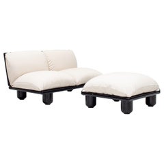 Carlo Bartoli 'Blop' Sofa & Ottoman for Rossi di Albizzate Italy, in Pierre Frey