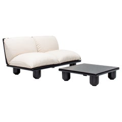 Carlo Bartoli 'Blop' Sofa & Table for Rossi Di Albizzate Italy, in Pierre Frey