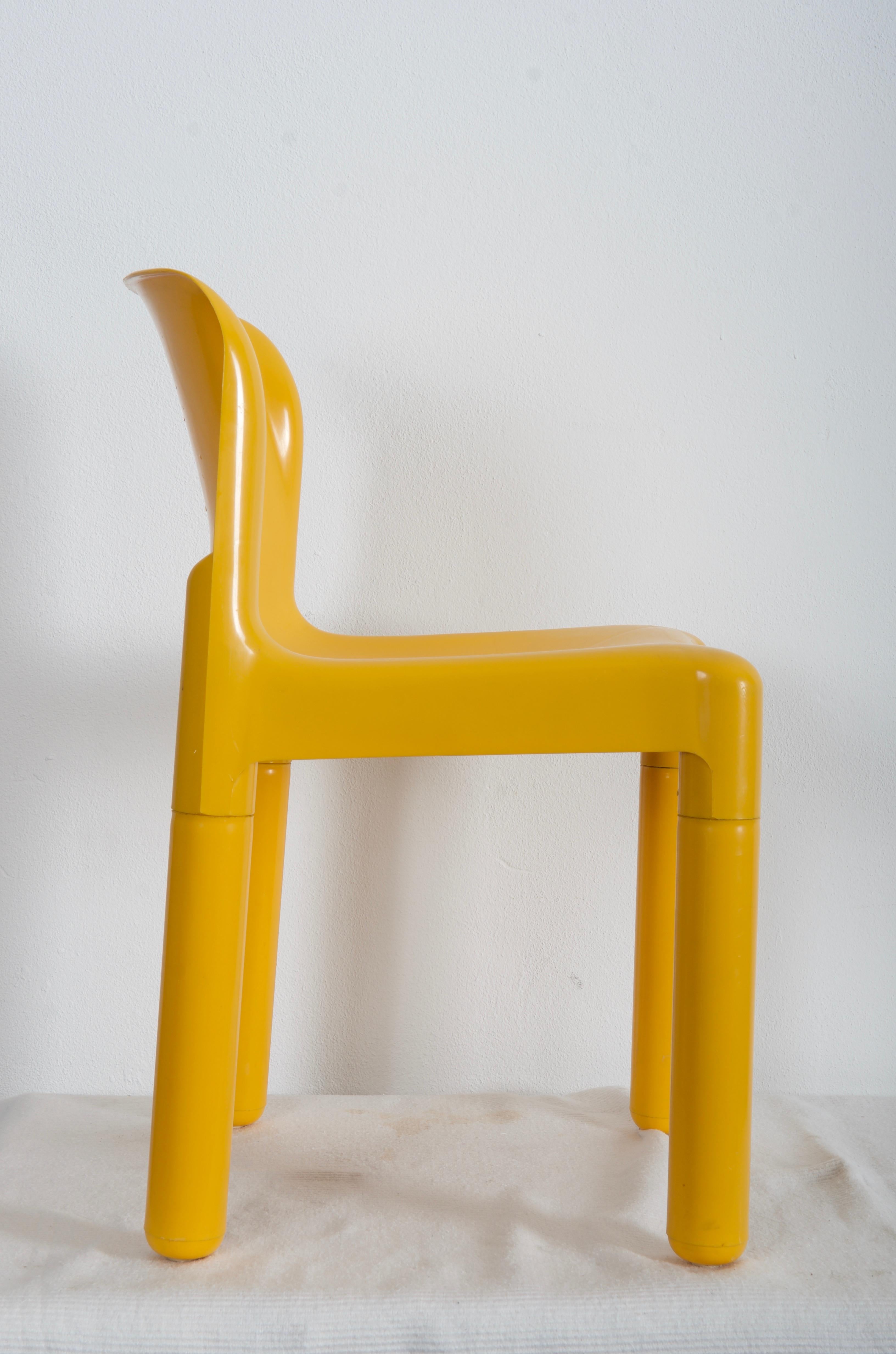Bauhaus Carlo Bartoli Chair Model 4875 for Kartell, Italy, 1970s