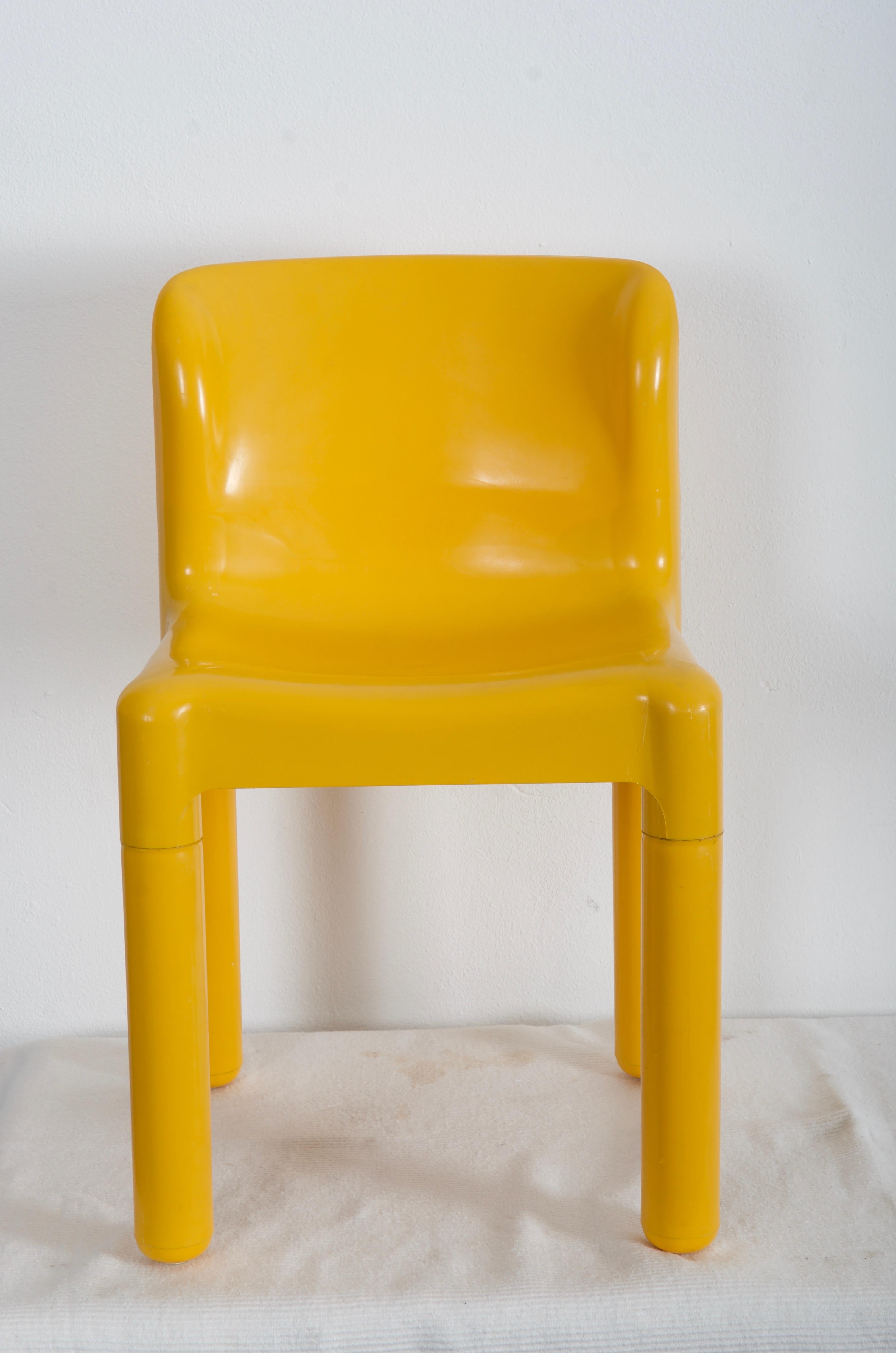 Italian Carlo Bartoli Chair Model 4875 for Kartell, Italy, 1970s