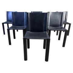 Carlo Bartoli dining chairs for Matteo Grassi, set of 6 - 1980s