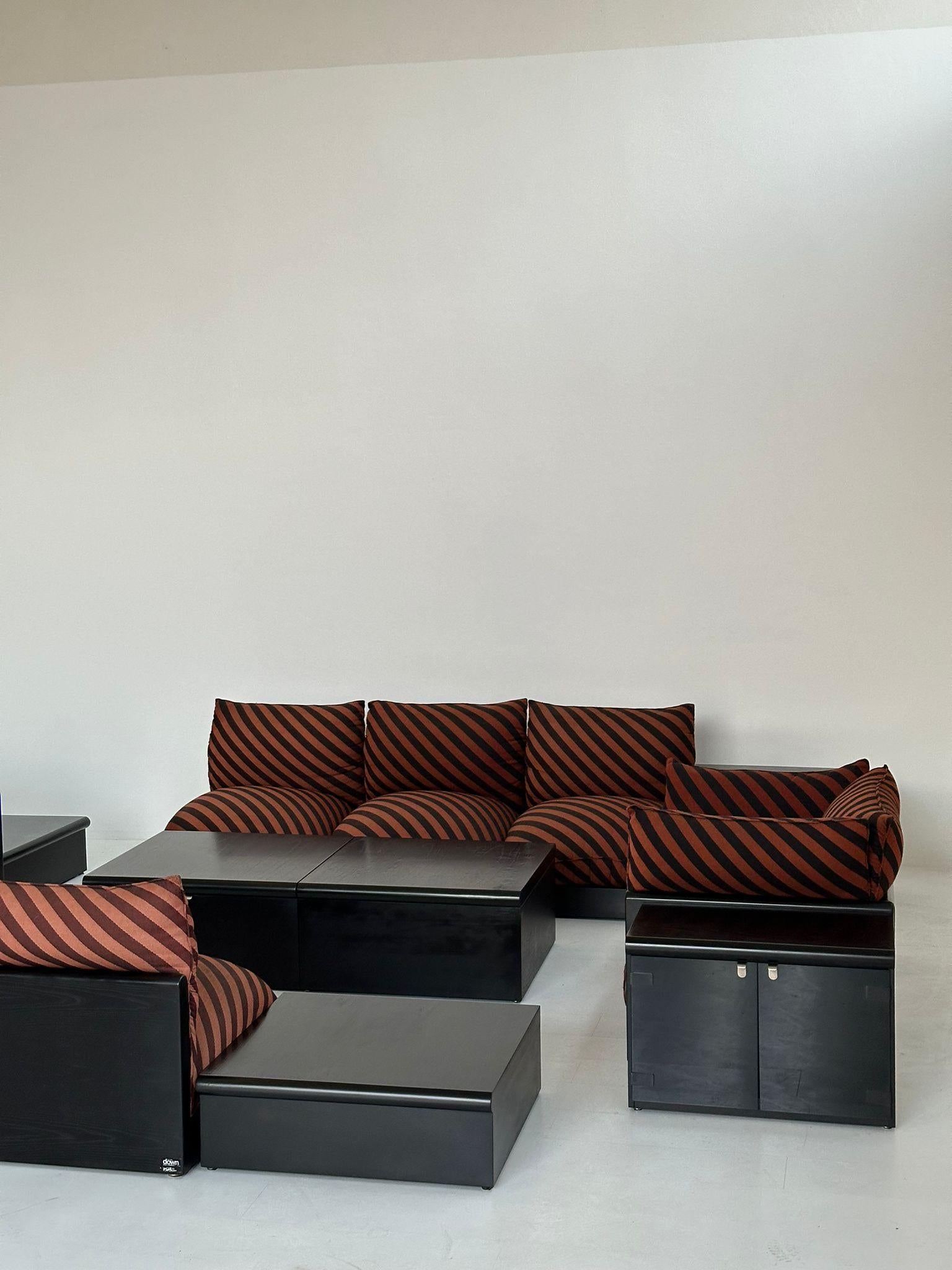Carlo Bartoli Down Set Sofas and Armchairs For Sale 6