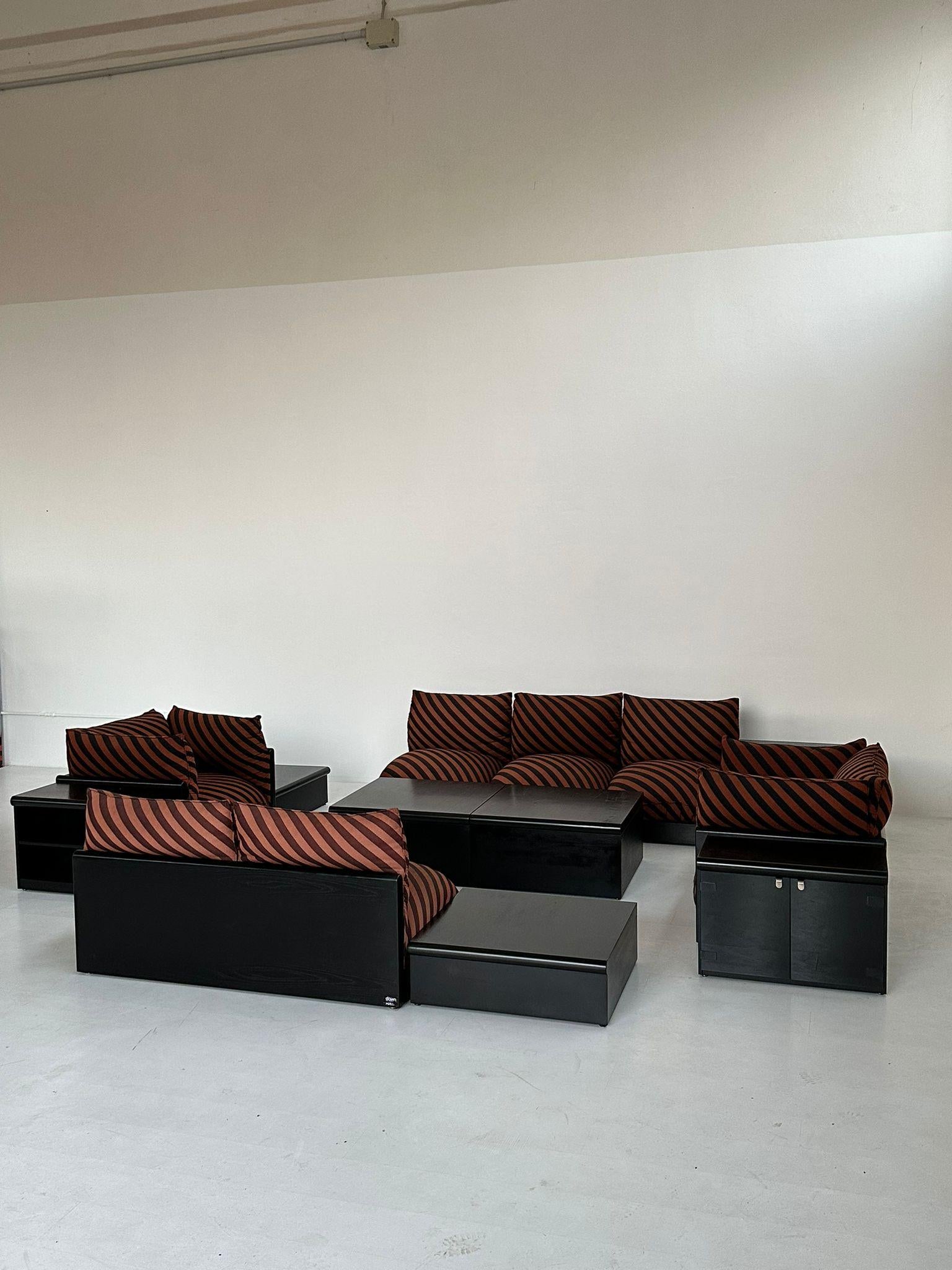 Carlo Bartoli Down Set Sofas and Armchairs For Sale 7