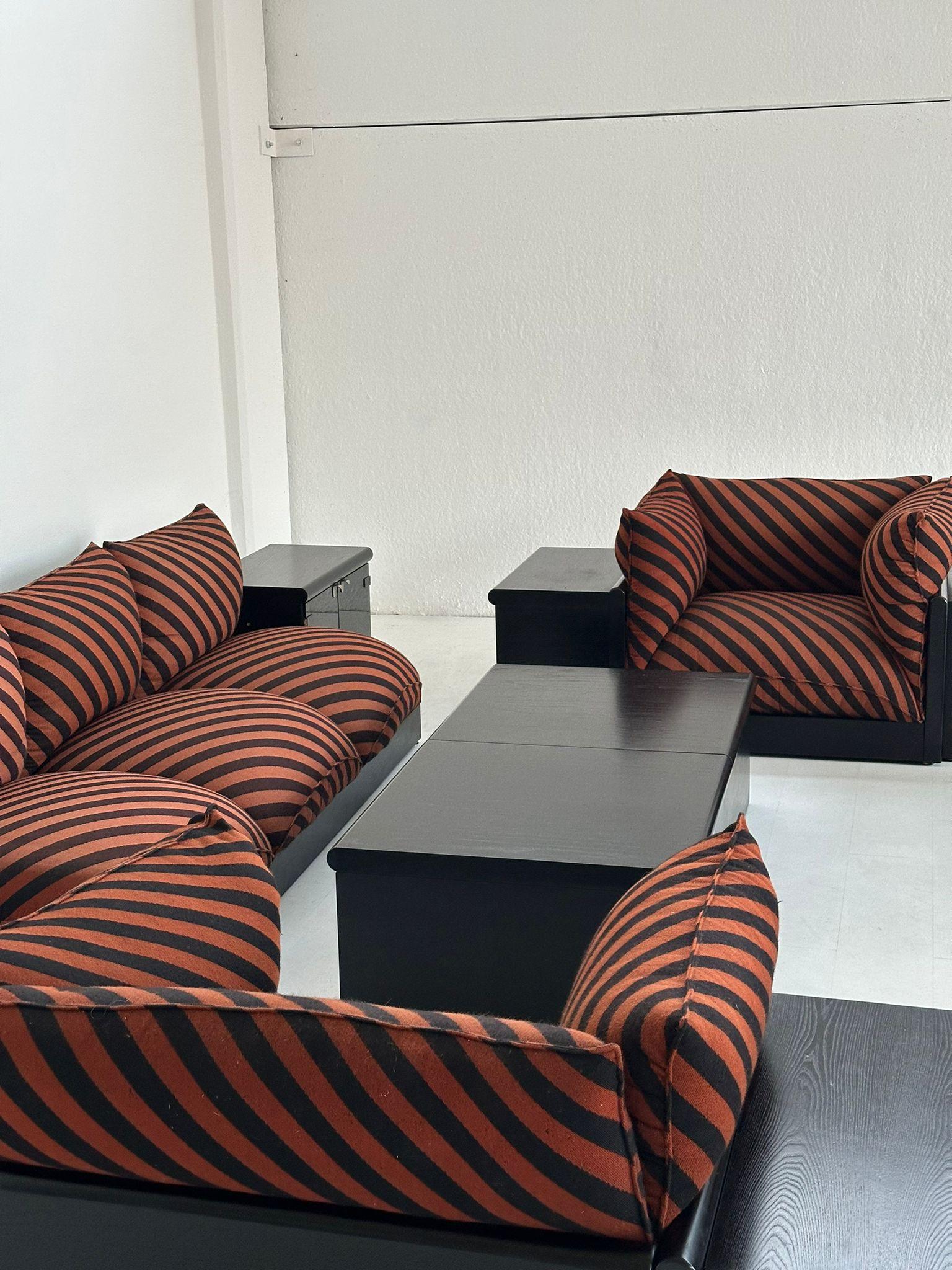 Carlo Bartoli Down Set Sofas and Armchairs For Sale 2