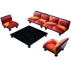 Carlo Bartoli for Rossi di Albizzate 'Blop' Lounge Chairs in Original Fabric
