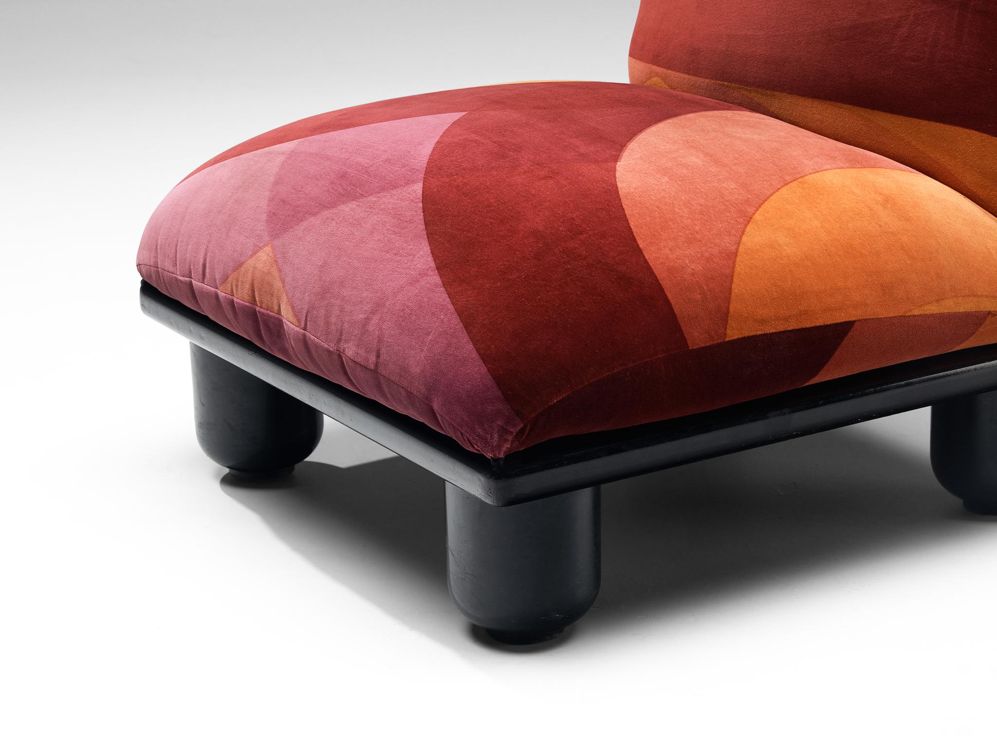 Carlo Bartoli für Rossi di Albizzate ''Blop'' Lounge-Set mit Original-Stoff im Angebot 3