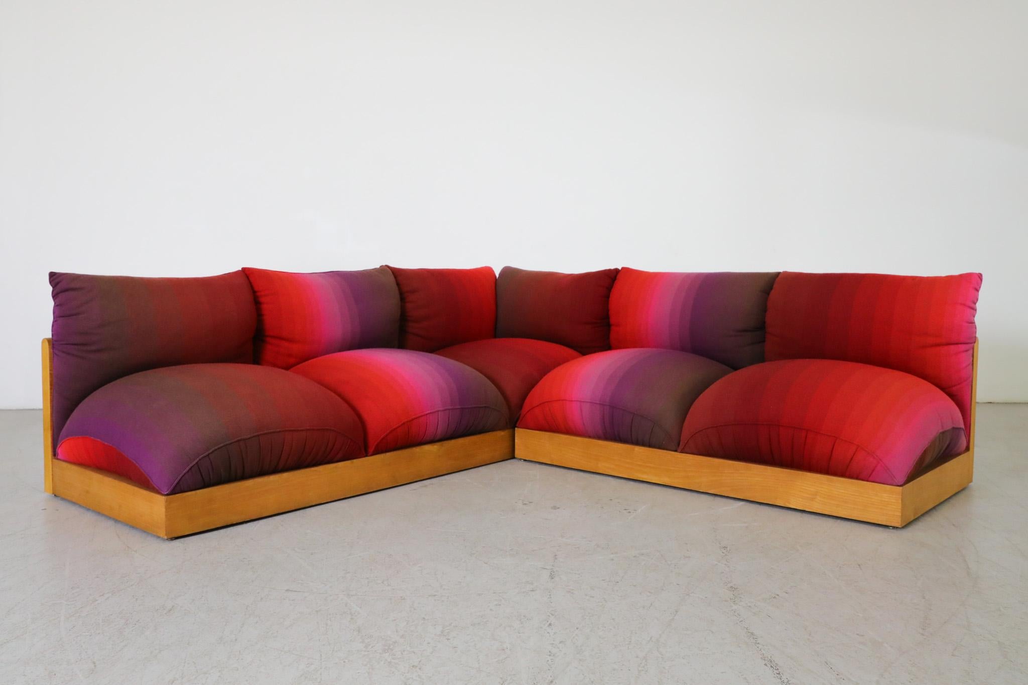 Mid-Century Modern Carlo Bartoli for Rossi di Albizzate Model ‘Down’ Sectional Sofa, 1973