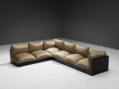 Carlo Bartoli für Rossi di Albizzate: Modulsofas „Down“ aus beigem Samt