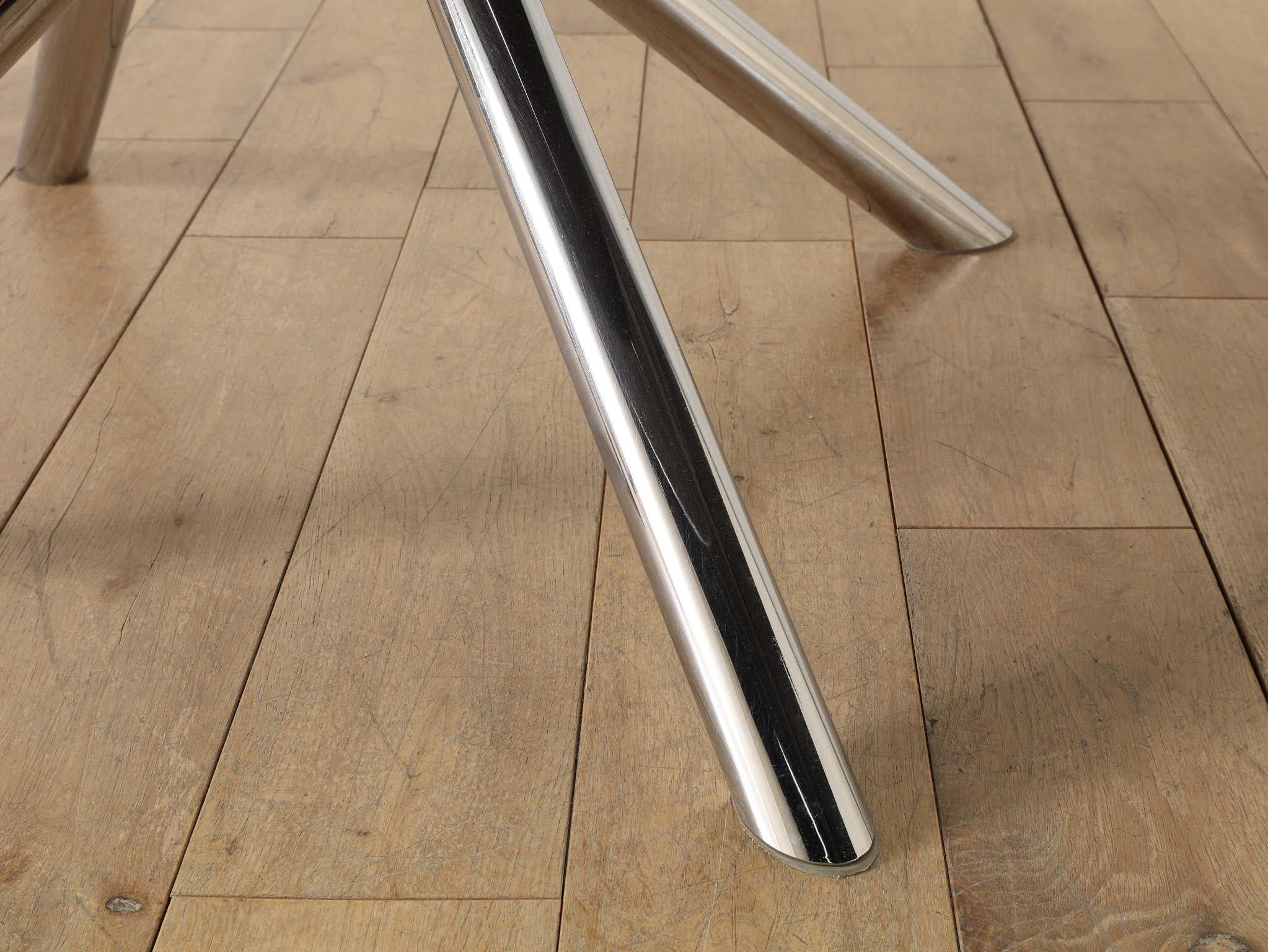 Table ronde à plateau en verre Carlo Bartoli 1970 en vente 9