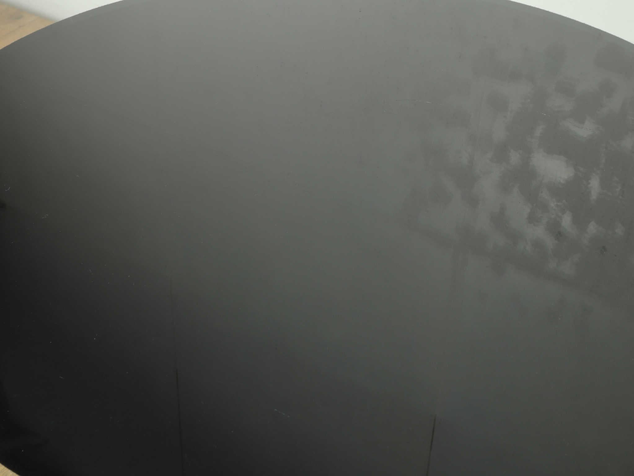 Table ronde à plateau en verre Carlo Bartoli 1970 Bon état - En vente à Shibuya-ku, 13