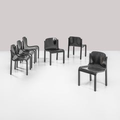 Carlo Bartoli, Mito, six chaises de salle à manger, Tisettanta, 1969