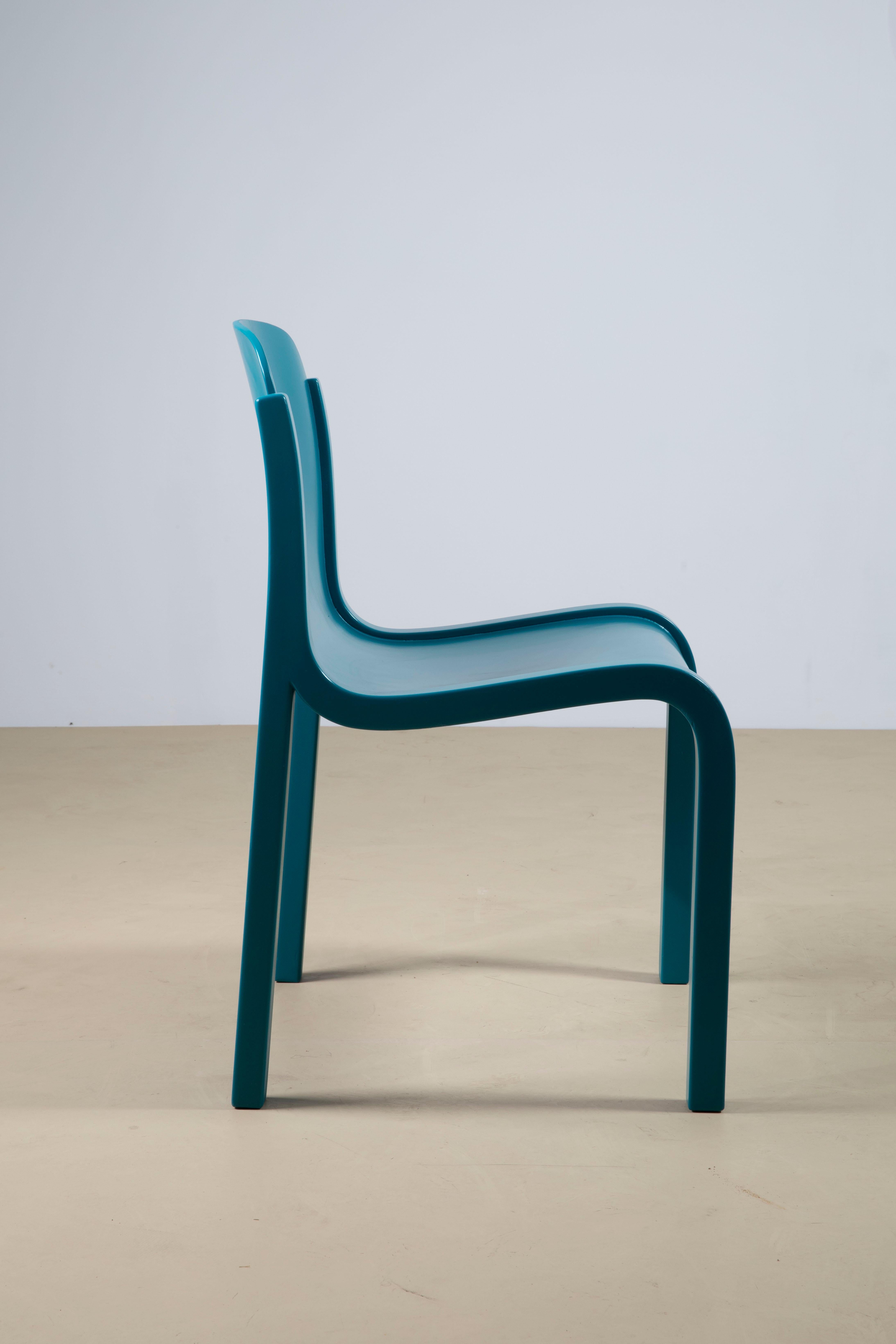 Mid-20th Century Carlo Bartoli, ensemble de six chaises 