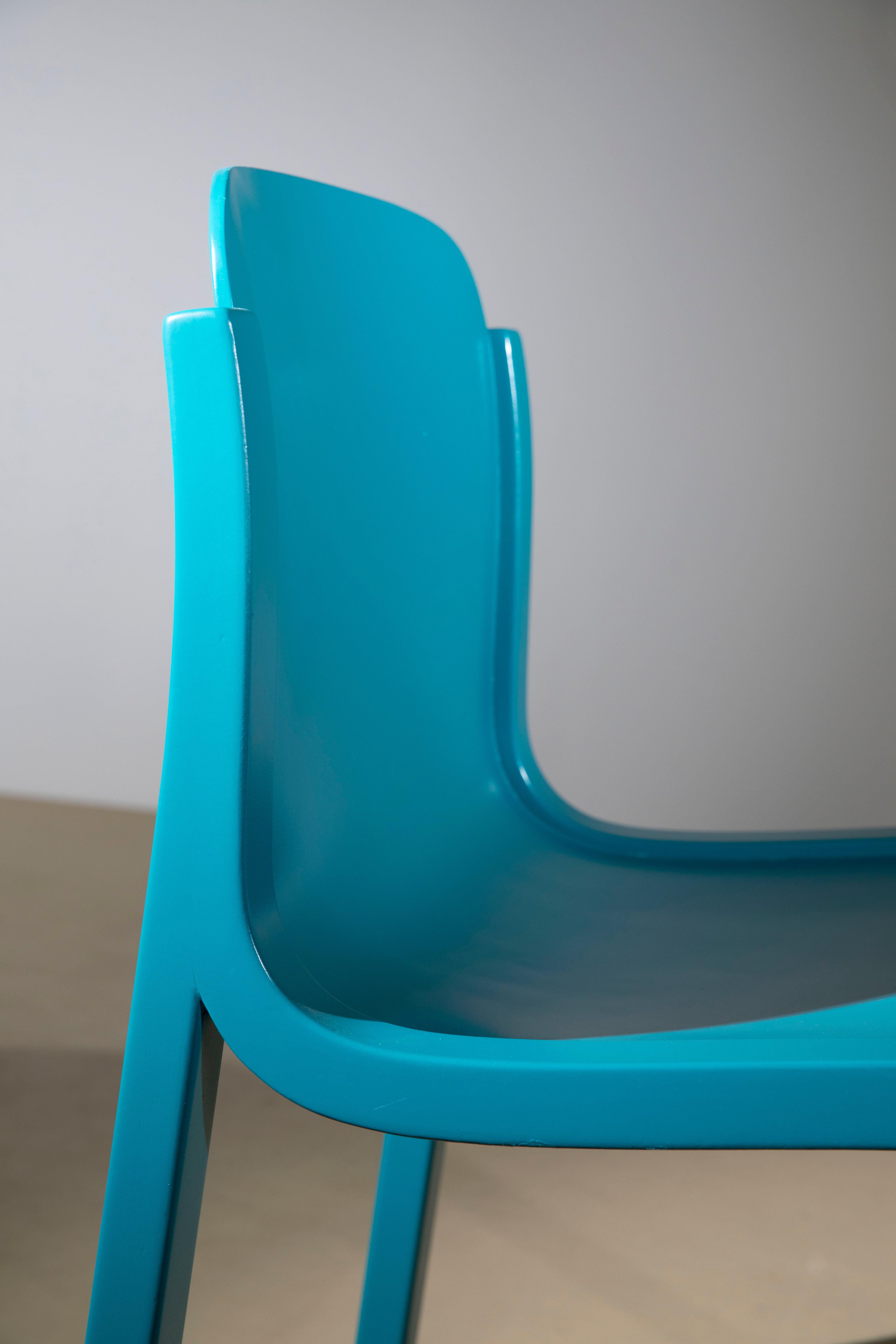 Carlo Bartoli, ensemble de six chaises 