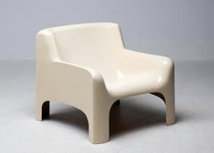 Chaise longue Solar de Carlo Bartoli en fibre de verre par Arflex