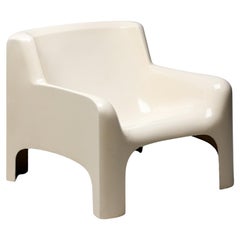 Carlo Bartoli Solar Lounge Chair in Fiberglass by Arflex