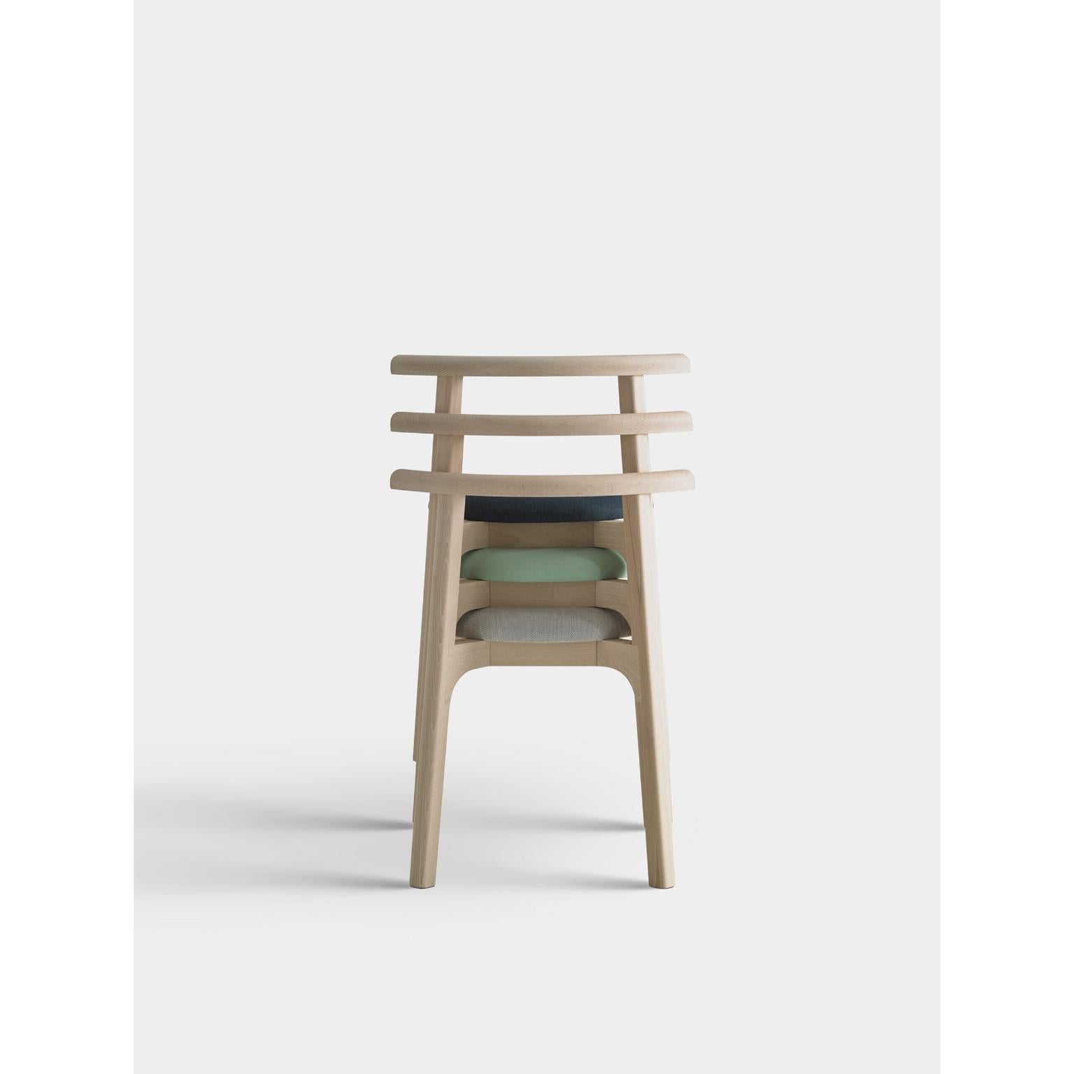 Other Carlo Beech Wood Chair by Pepe Albargues For Sale