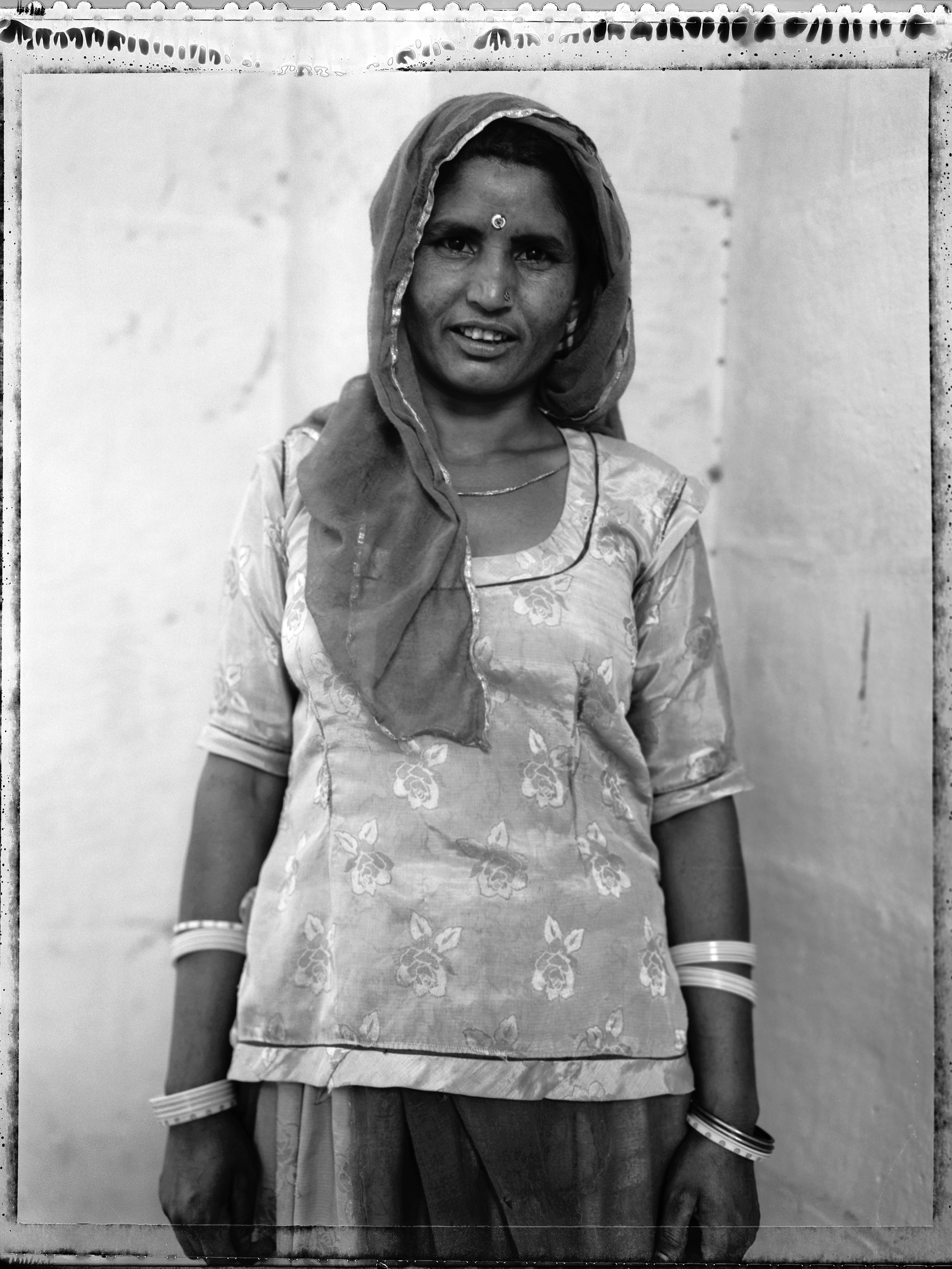 Carlo Bevilacqua Black and White Photograph - Dalit Woman - Rajastan - India - ( from  Indian Stills series )