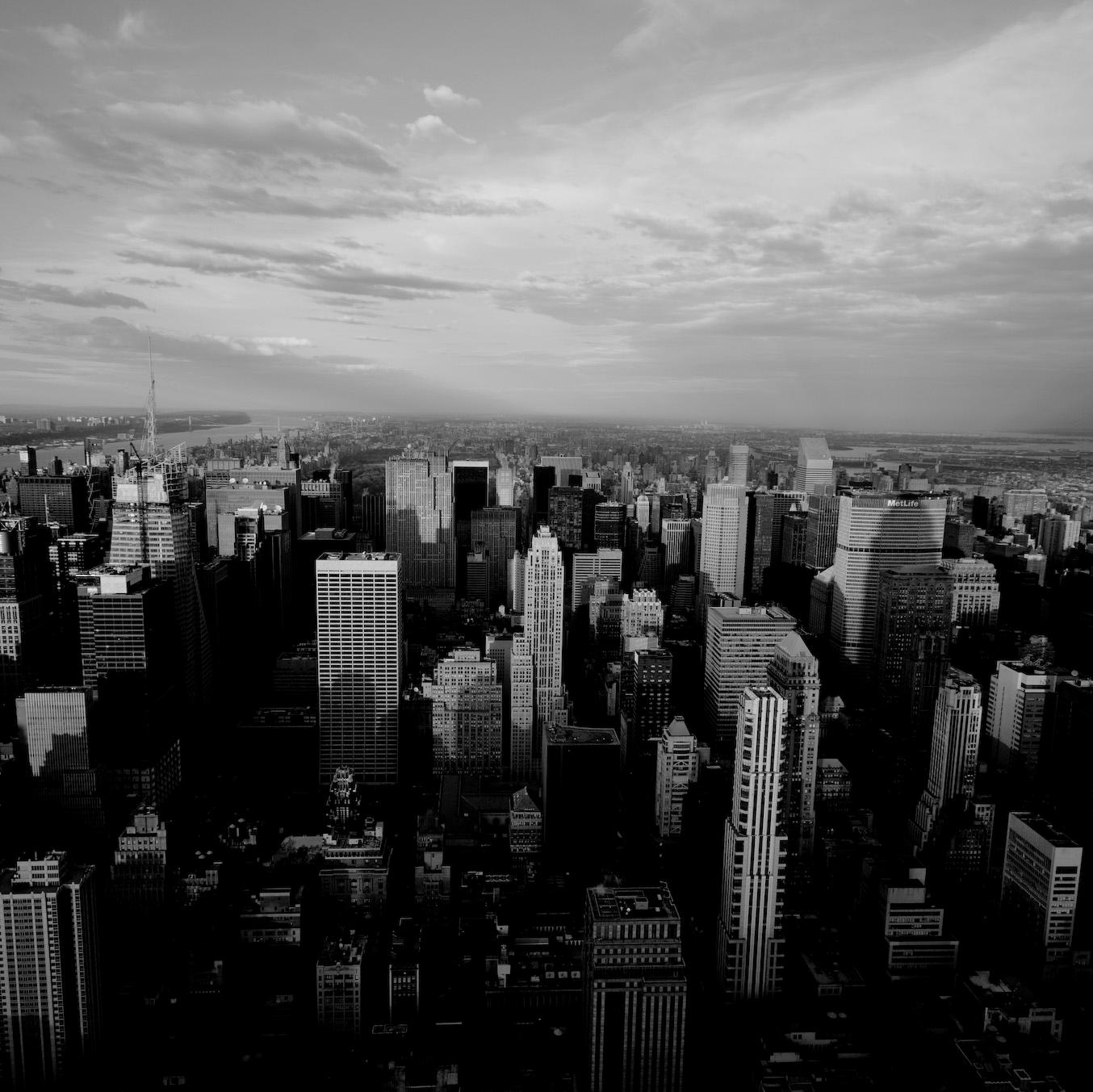 Carlo Bevilacqua Landscape Photograph - NYC From Empire (from New York series )