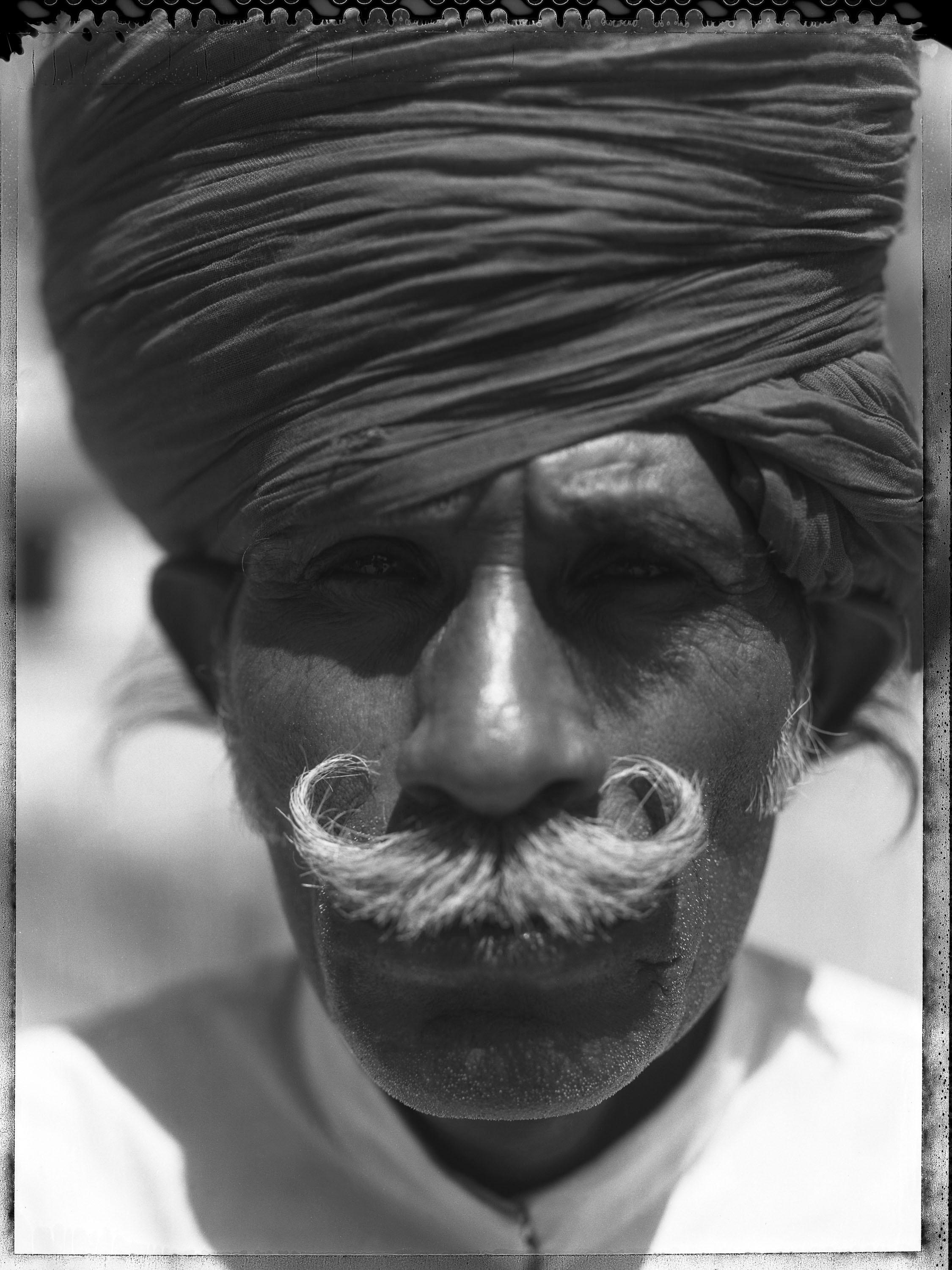 Carlo Bevilacqua Black and White Photograph - Rajput - Rajastan -India (from Indian Stills series )