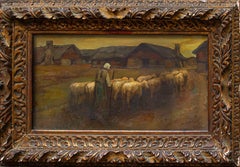 carlo bonomi, weidende ziegen