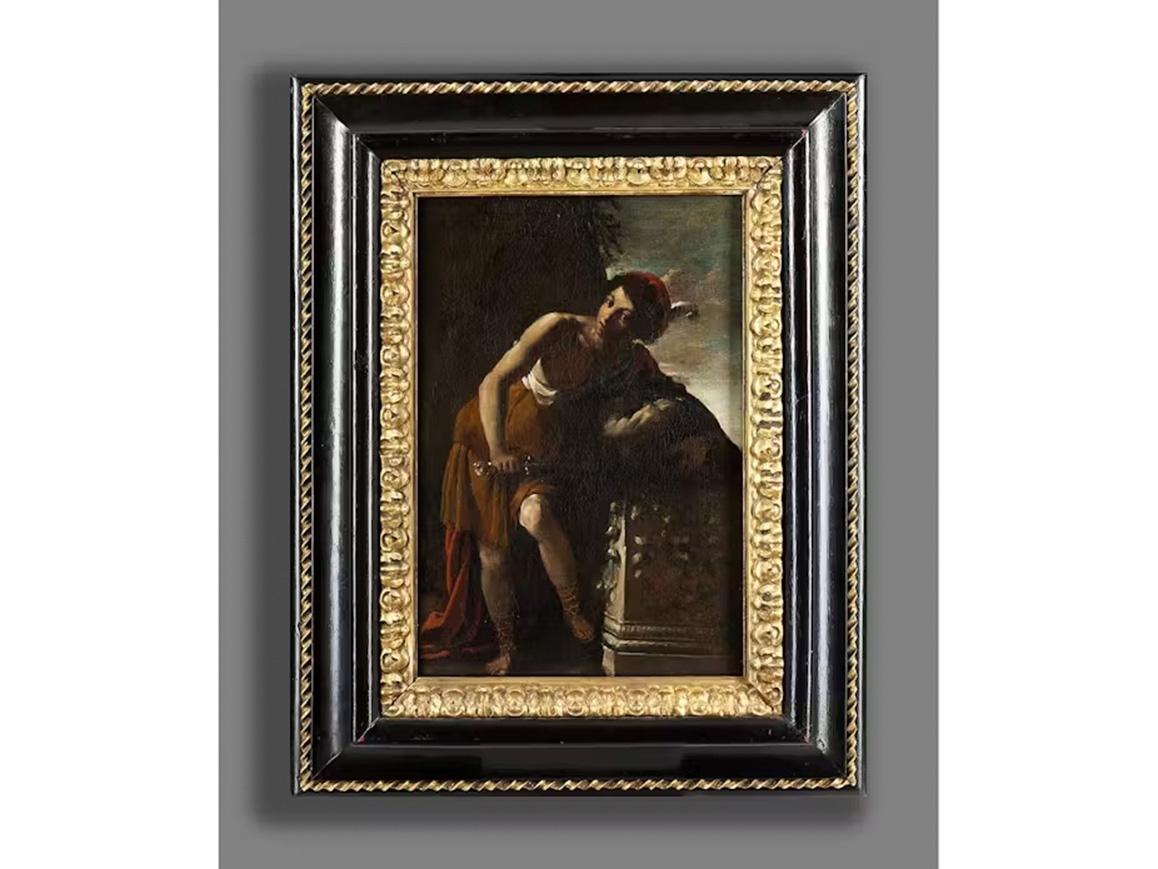 Early 17th Century by Carlo Bononi The triumph of David Oil on canvas For Sale 2