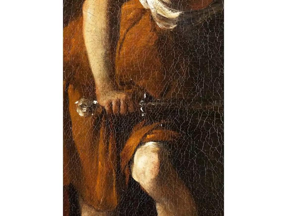 Early 17th Century by Carlo Bononi The triumph of David Oil on canvas For Sale 4