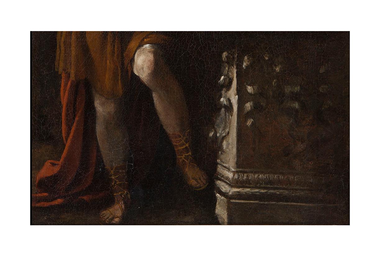 Early 17th Century by Carlo Bononi The triumph of David Oil on canvas For Sale 5