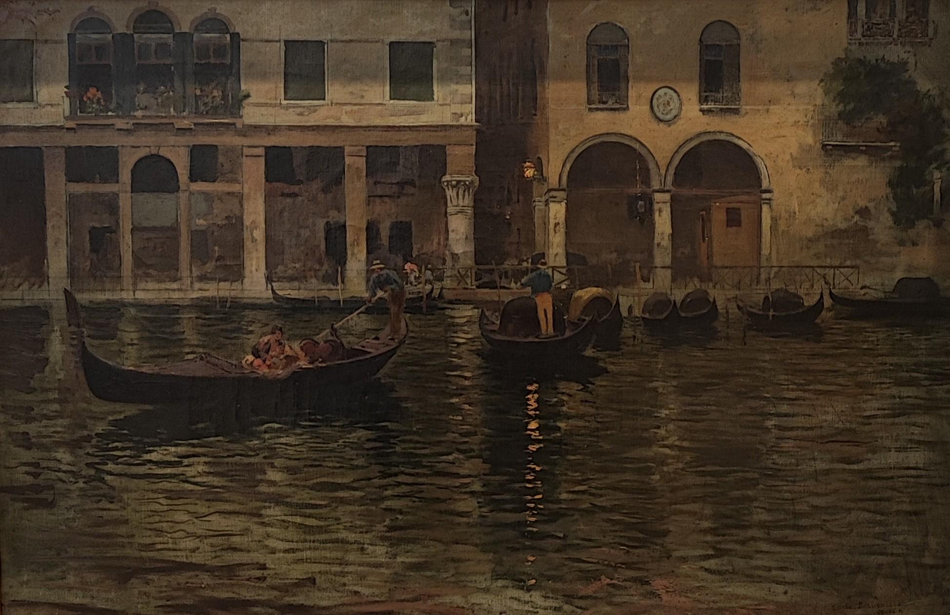 Landscape Painting Carlo Brancaccio - Venise