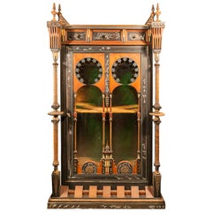 Carlo Bugatti, vitrine, Italie, début du 20e siècle