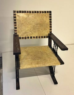 Carlo Bugatti - Poltrona architettonica