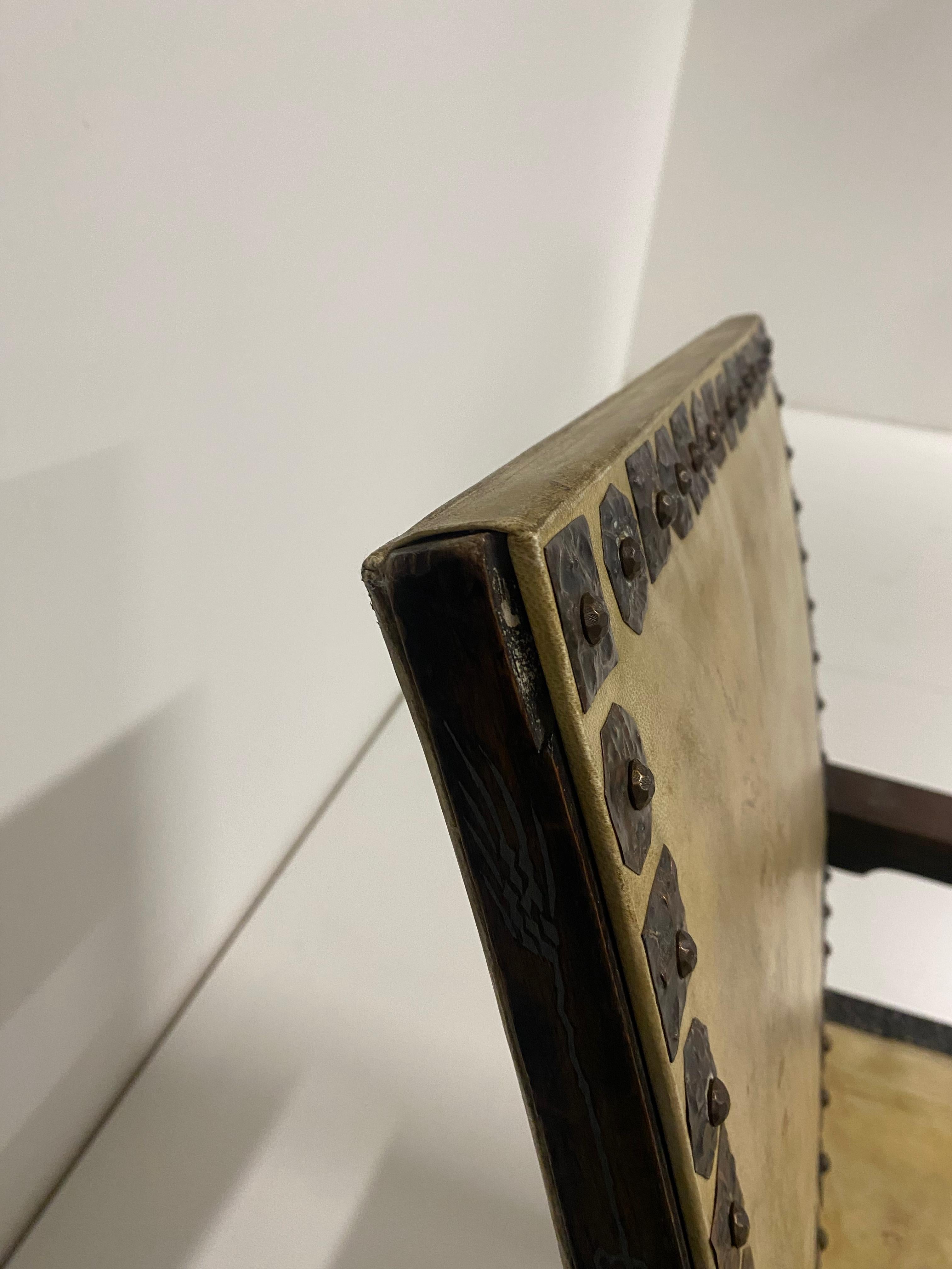 Wood Carlo Bugatti - Architectural Armchair