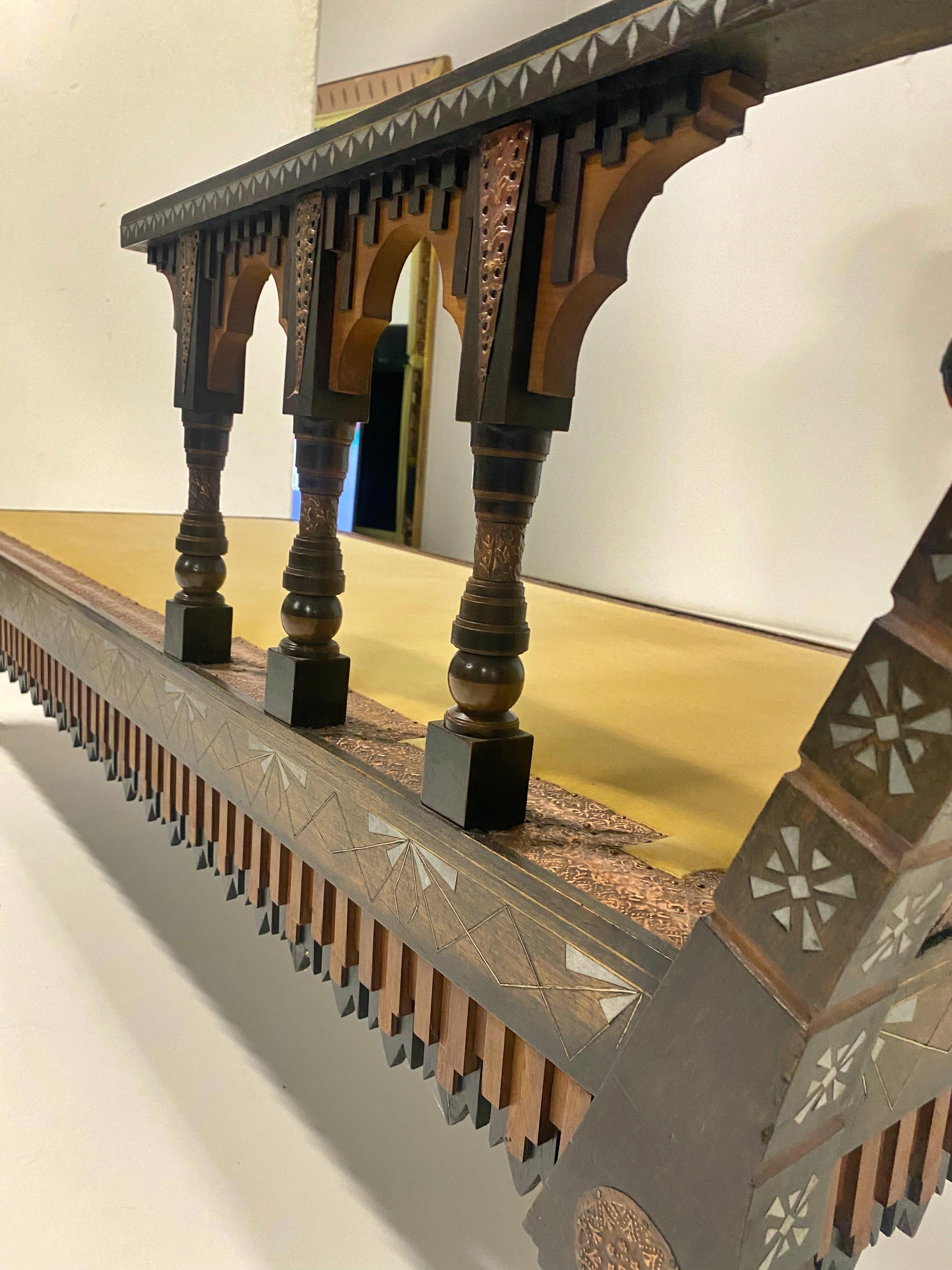 Wood Carlo Bugatti - Architectural Chaise Longue