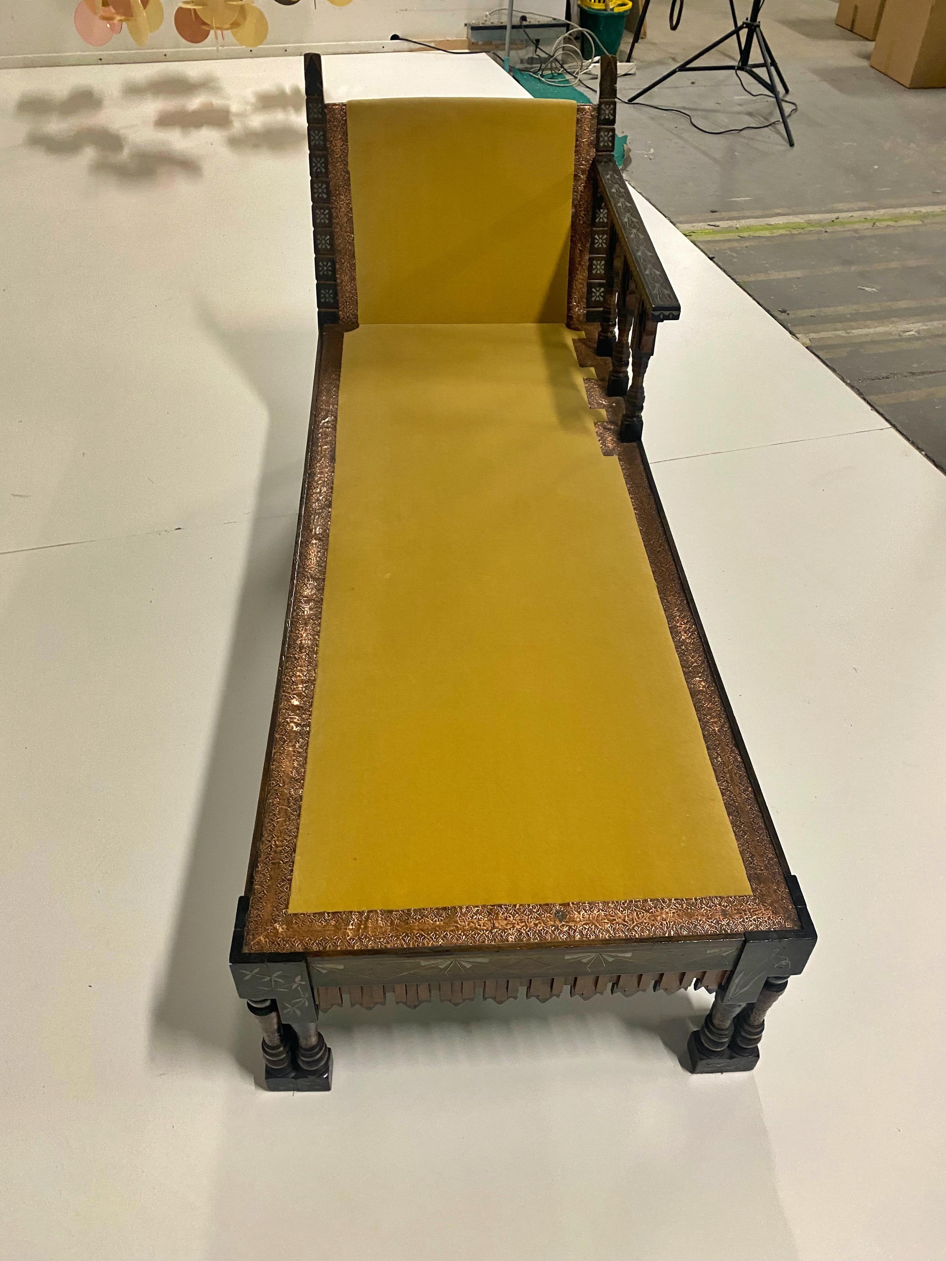 Carlo Bugatti - Architectural Chaise Longue 6