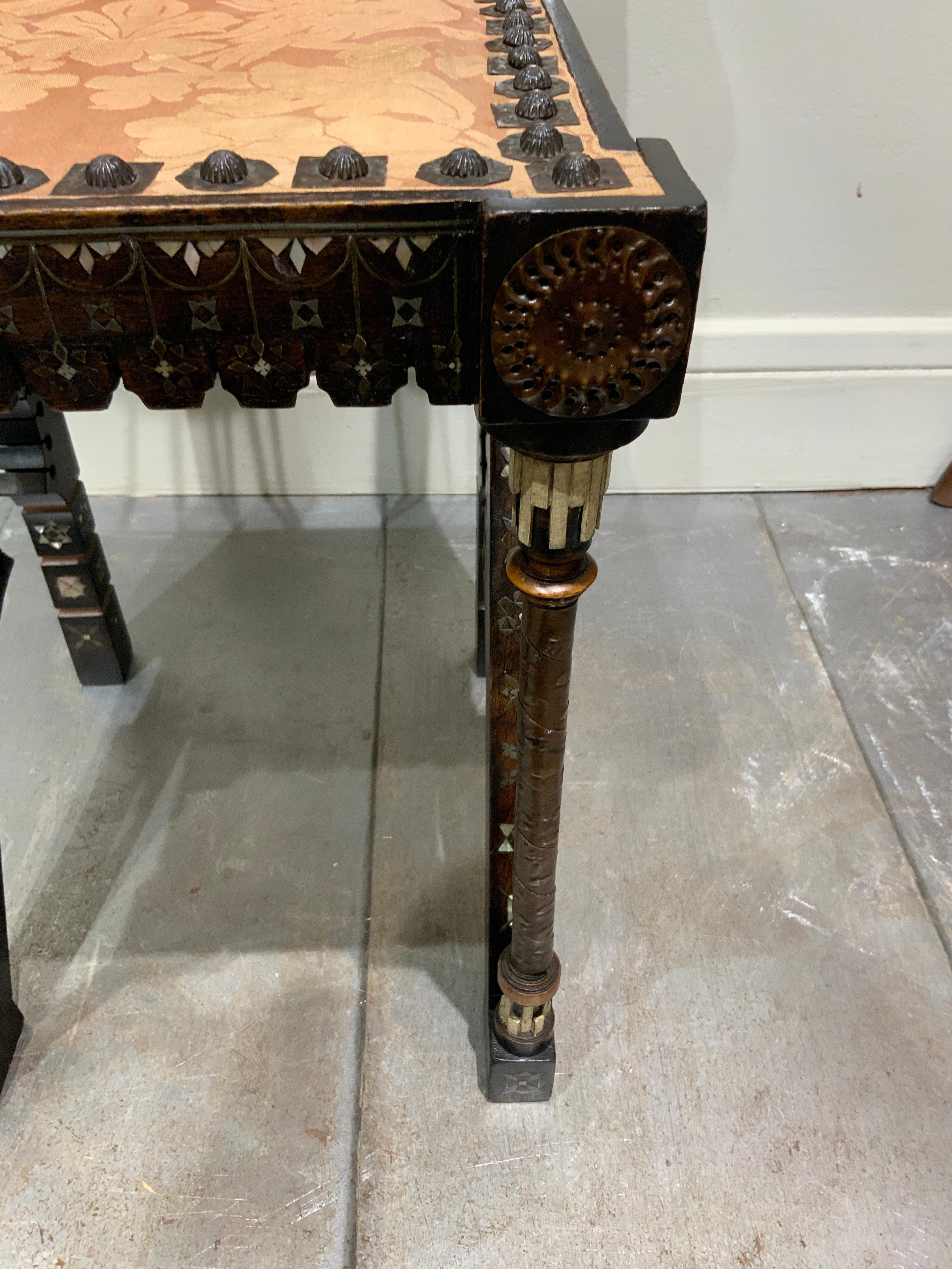 Carlo Bugatti “gong” side chair circa 1910 In Good Condition In PARIS, FR