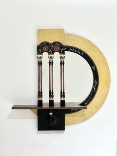 Miroir en parchemin Carlo Bugatti