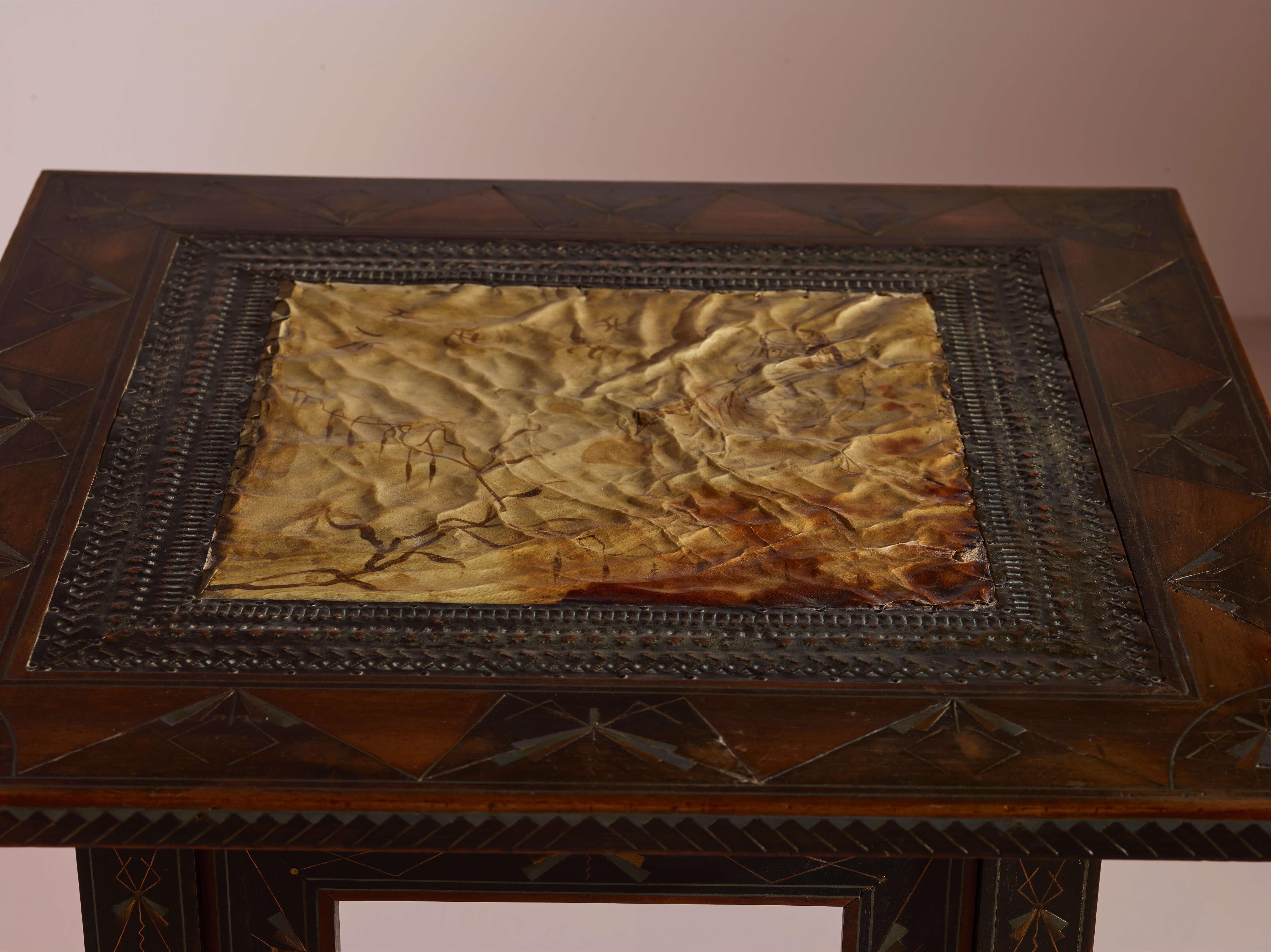 Carlo Bugatti side table, Italy, late 19th century 2