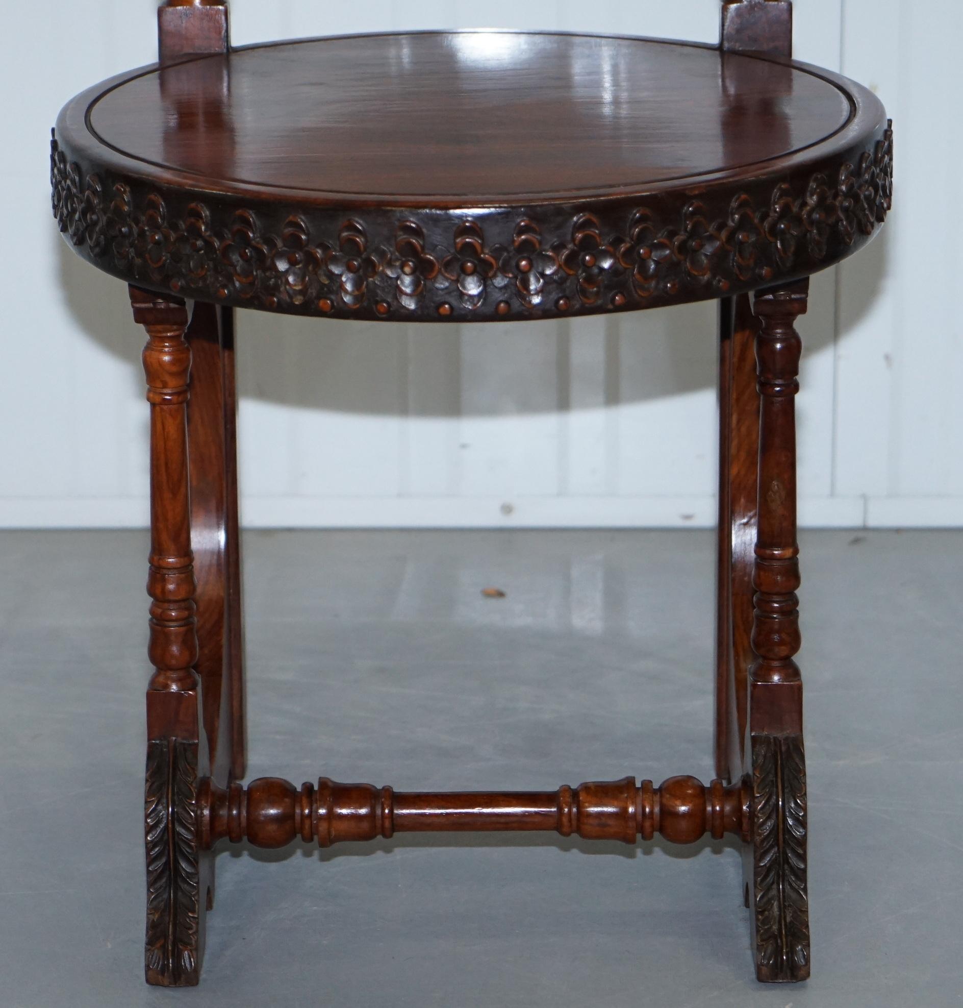 Carlo Bugatti Throne Chair Solid Hardwood Hand Carved Wood Rare Find, circa 1900 2