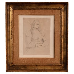 Carlo Carrà 1940s Archived Signed and Dated Drawing
