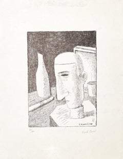 Carlo Carrà (1881–1966) - Gentiluomo ubriaco - Zinc lithograph - 1949