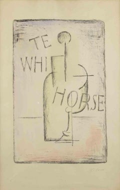 The White Horse - Lithographie von Carlo Carrà - 1944