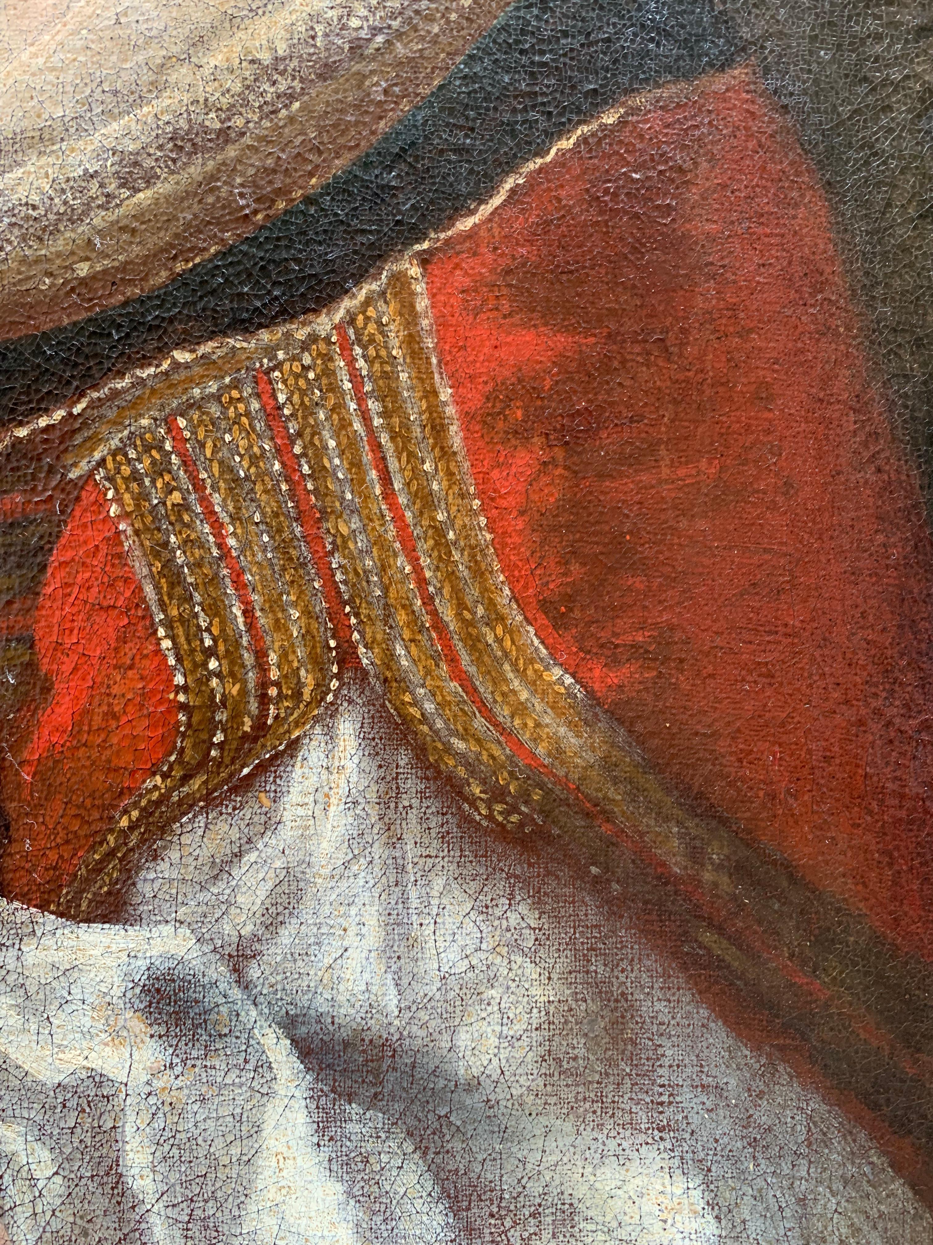 Portrait d'une femme noble. Attribué à Carlo Ceresa. Vers 1640. en vente 8