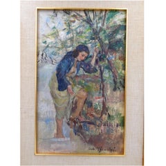 Fabric Portrait Paintings