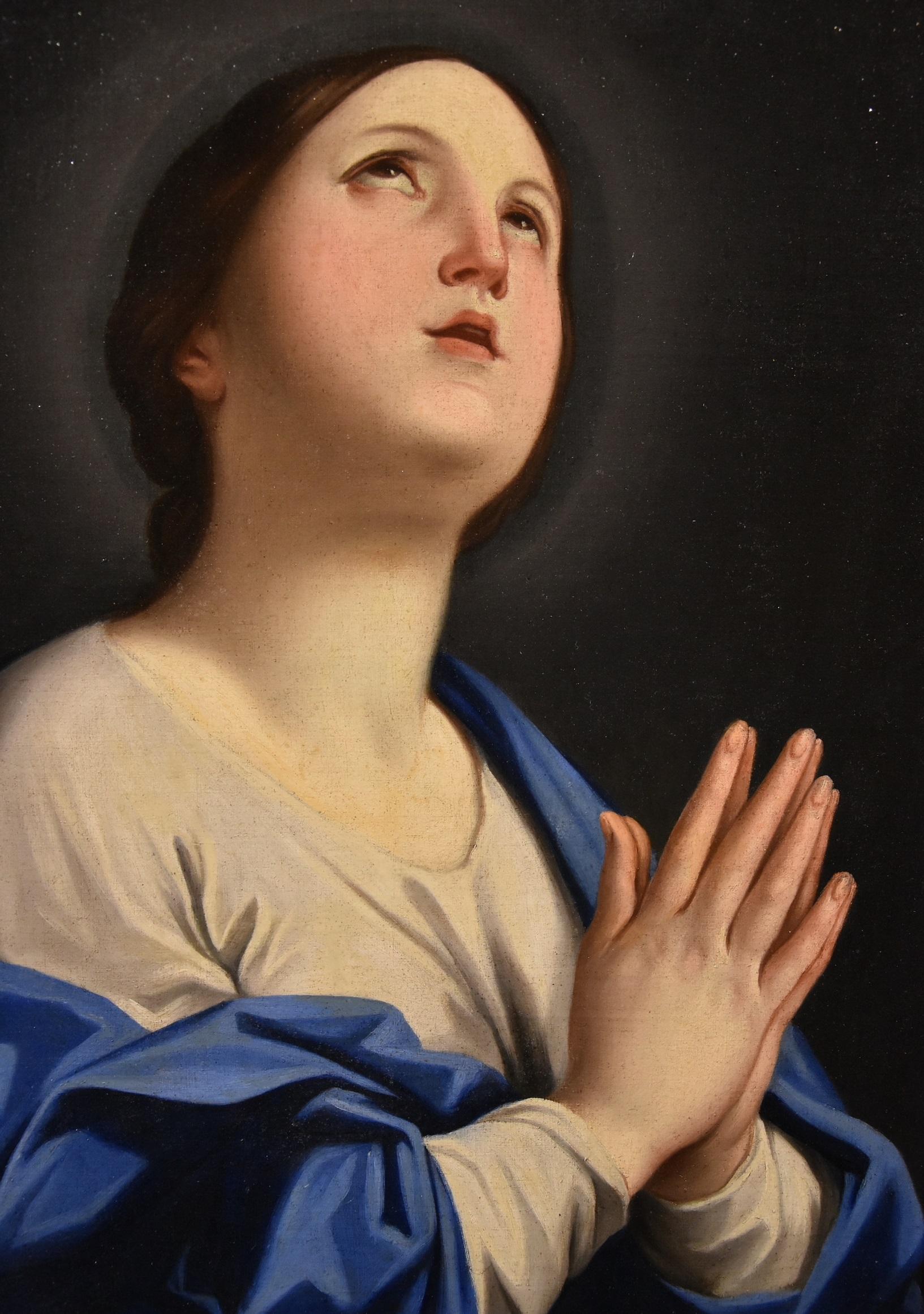 Peintre bolognais du XVIIe siècle - Atelier de Carlo Cignani (Bologne 1628 - Forlì 1719)
Vierge en prière (Madone en prière)

peinture à l'huile sur toile
cm. 69 x 58 - encadré cm. 78 x 67

Il s'agit d'une œuvre de grande valeur, qui présente les