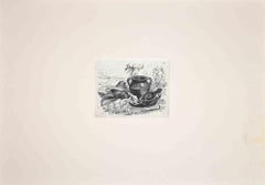 The Still Life - Original Etching After Charles Coleman - 1992