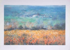 Paesaggio - Litografia - Anni '80