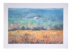Landscape - Lithograph by Carlo Cordua - 1980s